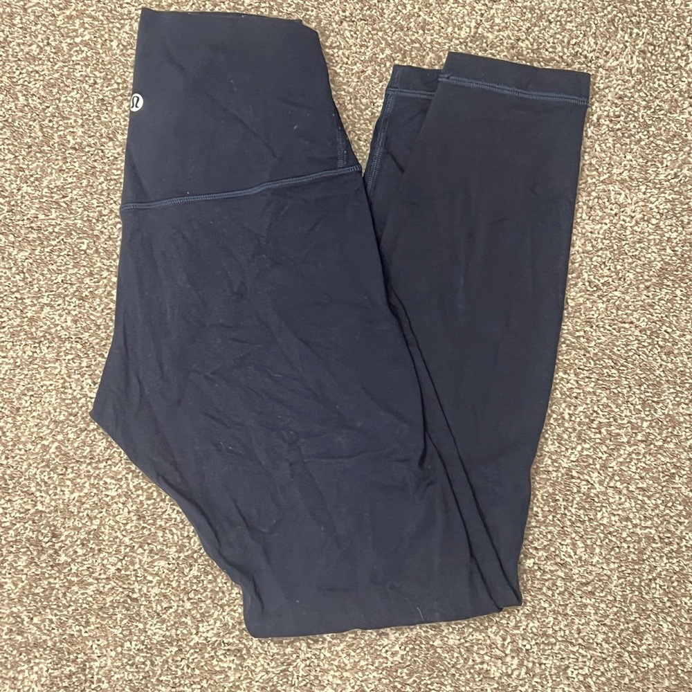 Navy blue lulu align leggings